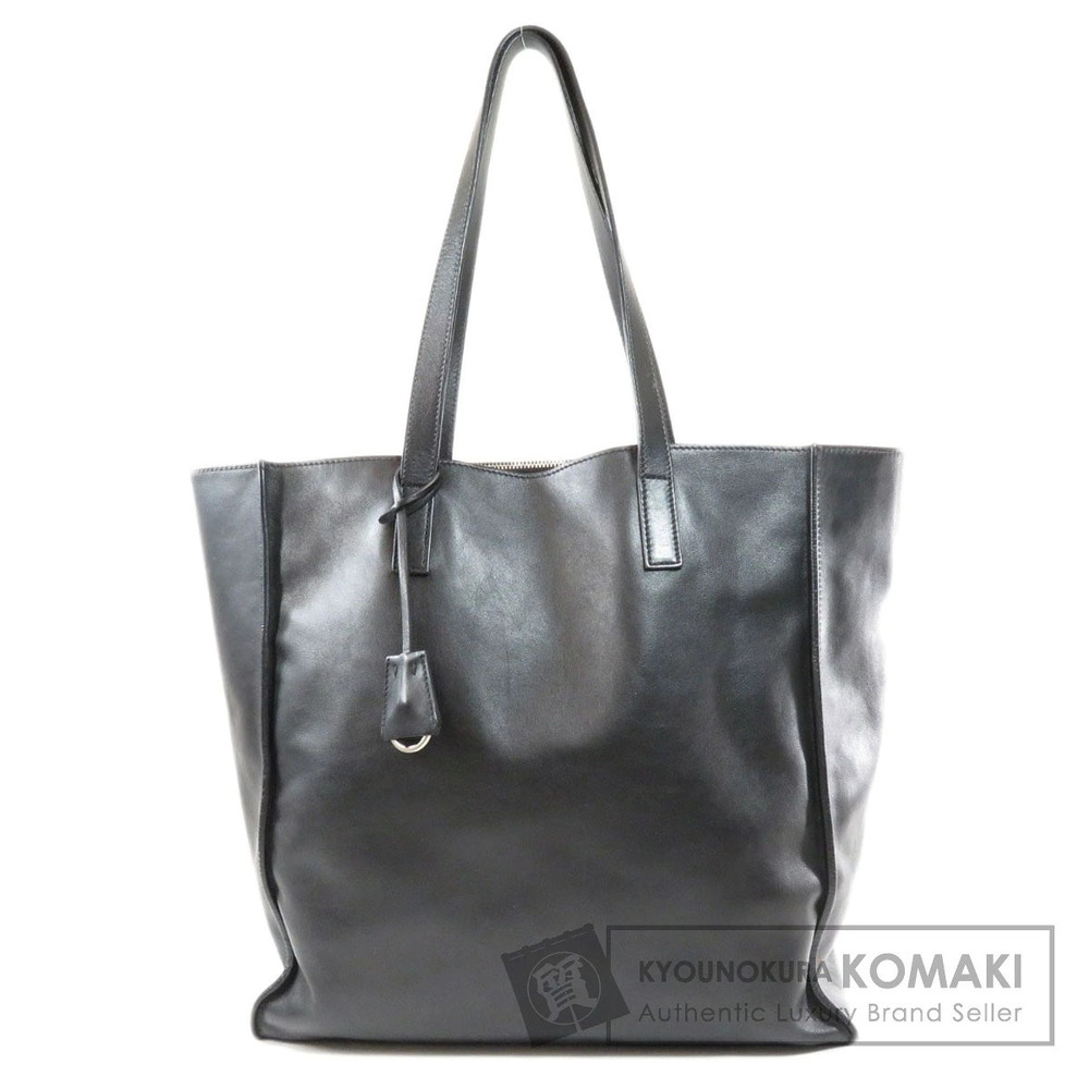 Prada Plate Tote Bag Calfskin